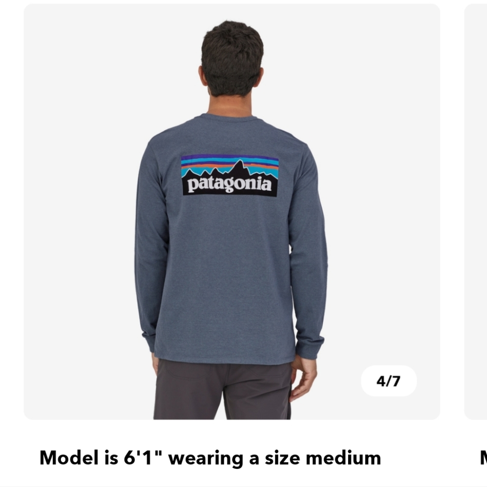 Patagonia mens long sleeve tee - Picture 5 of 5
